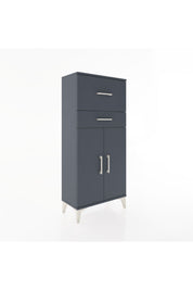 Hyperion Dolap Tek Raflı 2 Çekmeceli 2 Kapaklı 60x44x134 - S50M076V5B