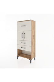 Hyperion Dolap 2 Raflı 3 Çekmeceli 2 Kapaklı 60x44x134 - S50M078V7B