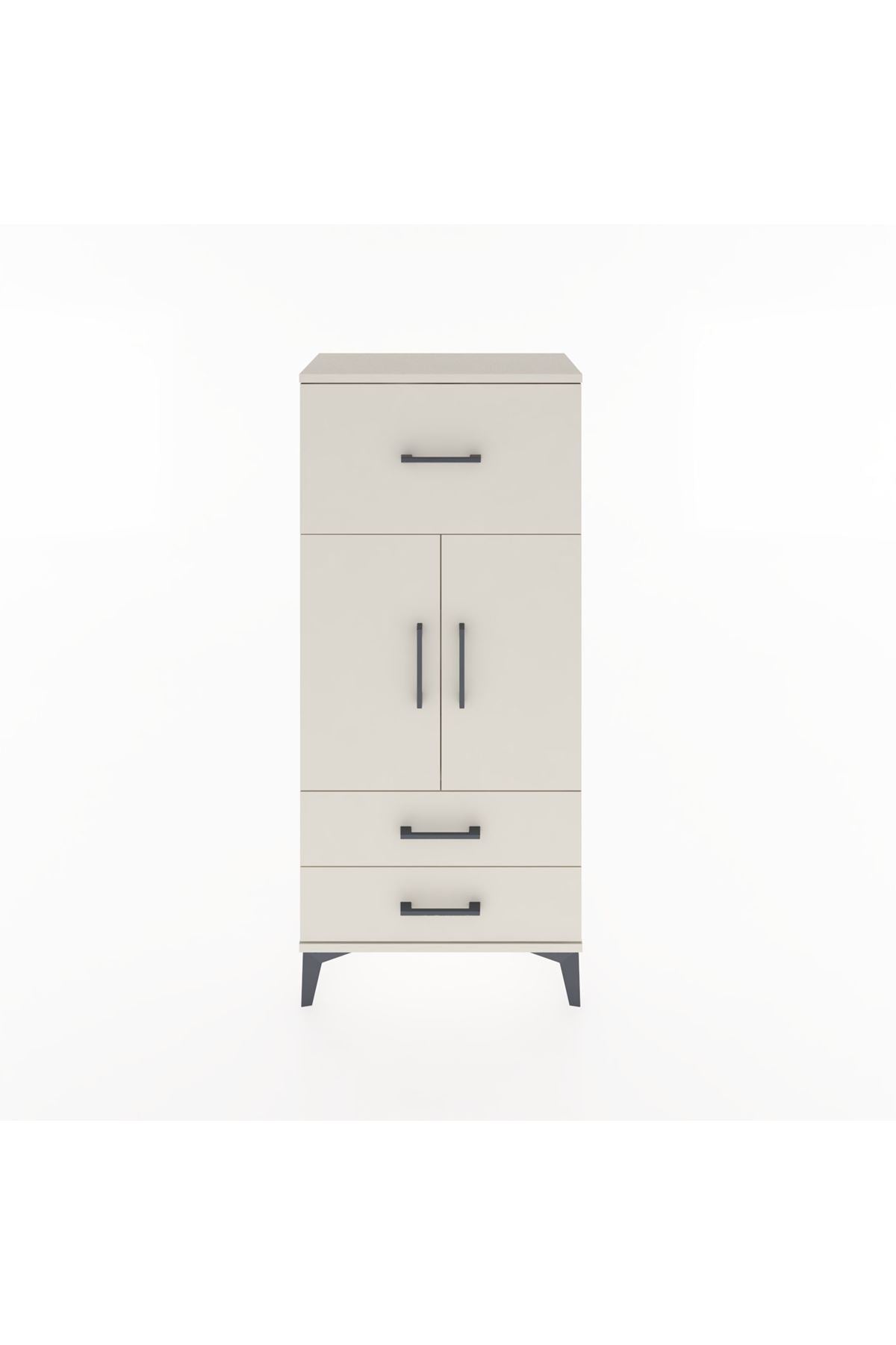 Hyperion Dolap 2 Raflı 3 Çekmeceli 2 Kapaklı 60x44x134 - S50M079V1B