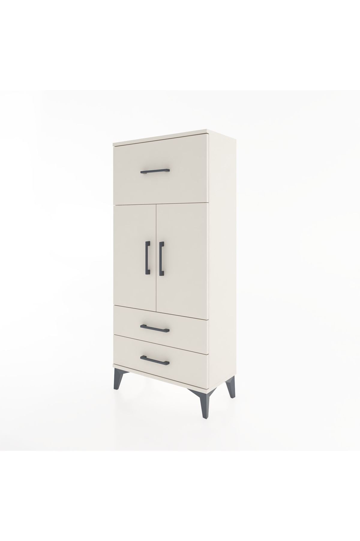 Hyperion Dolap 2 Raflı 3 Çekmeceli 2 Kapaklı 60x44x134 - S50M079V1B
