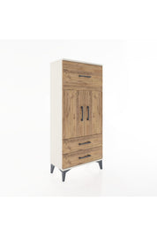 Hyperion Dolap 2 Raflı 3 Çekmeceli 2 Kapaklı 60x44x134 - S50M079V3B
