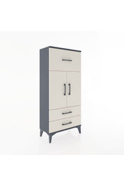 Hyperion Dolap 2 Raflı 3 Çekmeceli 2 Kapaklı 60x44x134 - S50M079V4B