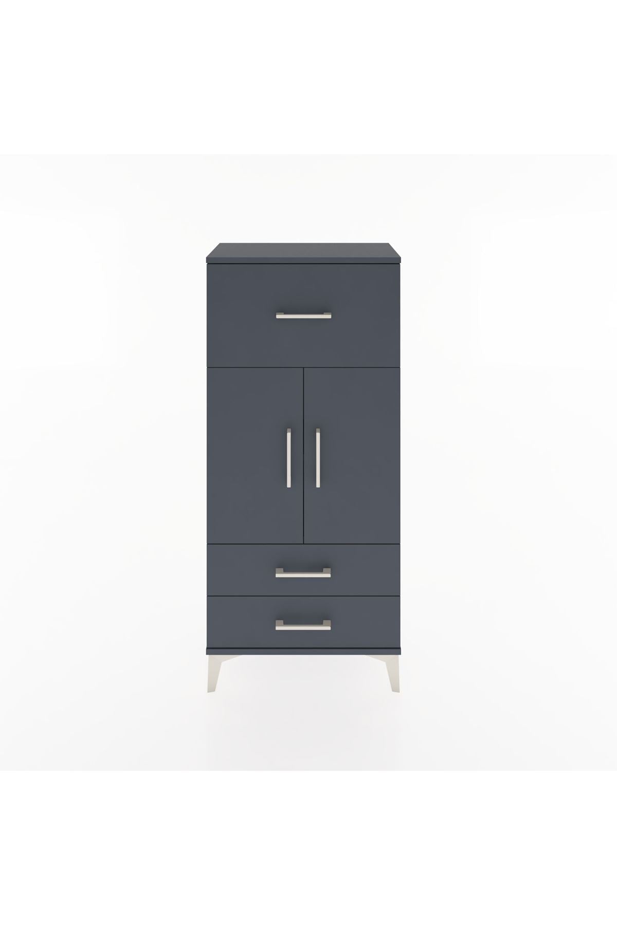 Hyperion Dolap 2 Raflı 3 Çekmeceli 2 Kapaklı 60x44x134 - S50M079V5B