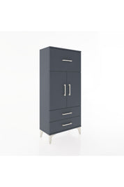Hyperion Dolap 2 Raflı 3 Çekmeceli 2 Kapaklı 60x44x134 - S50M079V5B