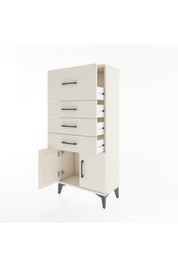 Hyperion Dolap 4 Çekmeceli 2 Kapaklı 60x44x134 - S50M080V1B