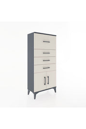 Hyperion Dolap 4 Çekmeceli 2 Kapaklı 60x44x134 - S50M080V4B