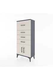 Hyperion Dolap 4 Çekmeceli 2 Kapaklı 60x44x134 - S50M080V4B