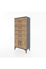 Hyperion Dolap 4 Çekmeceli 2 Kapaklı 60x44x134 - S50M080V6B