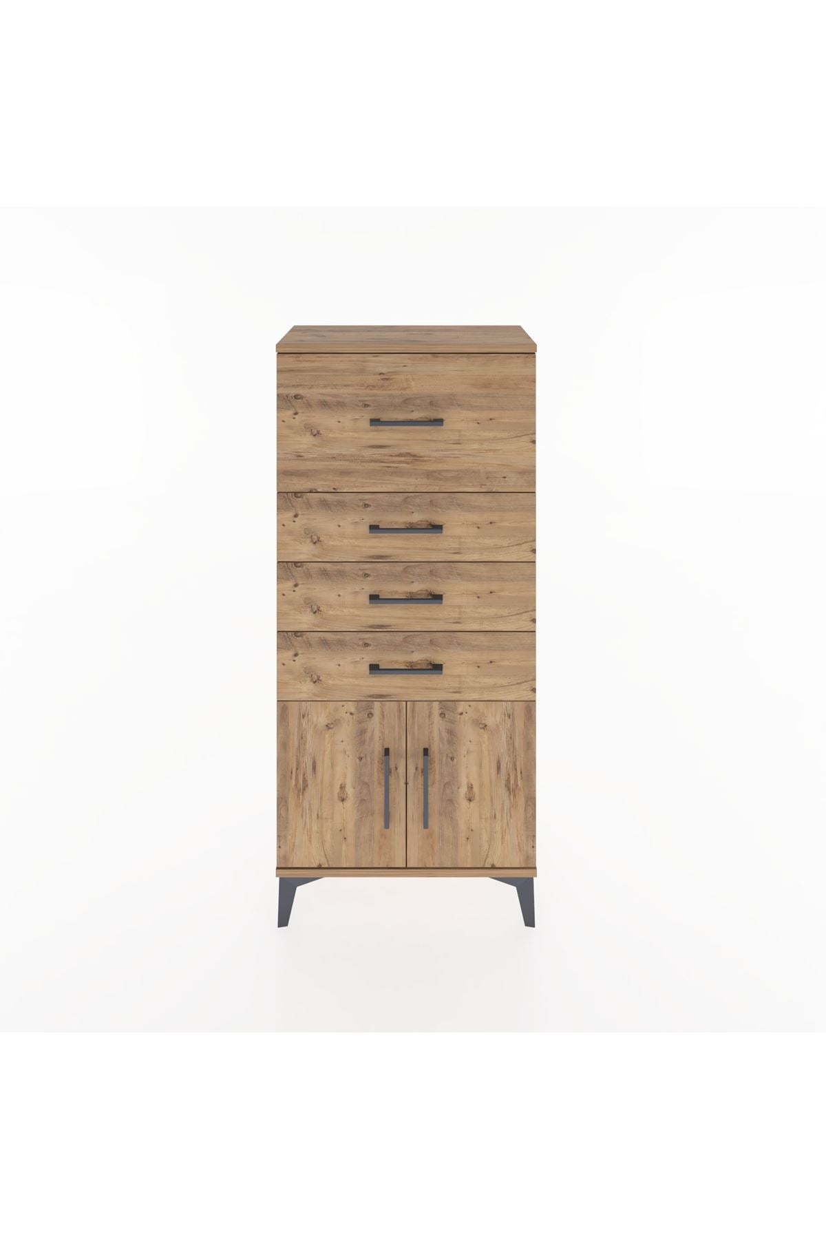 Hyperion Dolap 4 Çekmeceli 2 Kapaklı 60x44x134 - S50M080V9B