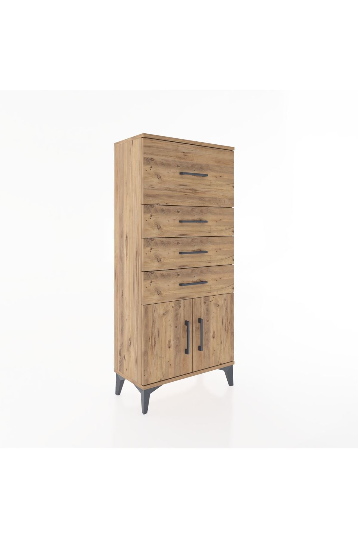 Hyperion Dolap 4 Çekmeceli 2 Kapaklı 60x44x134 - S50M080V9B
