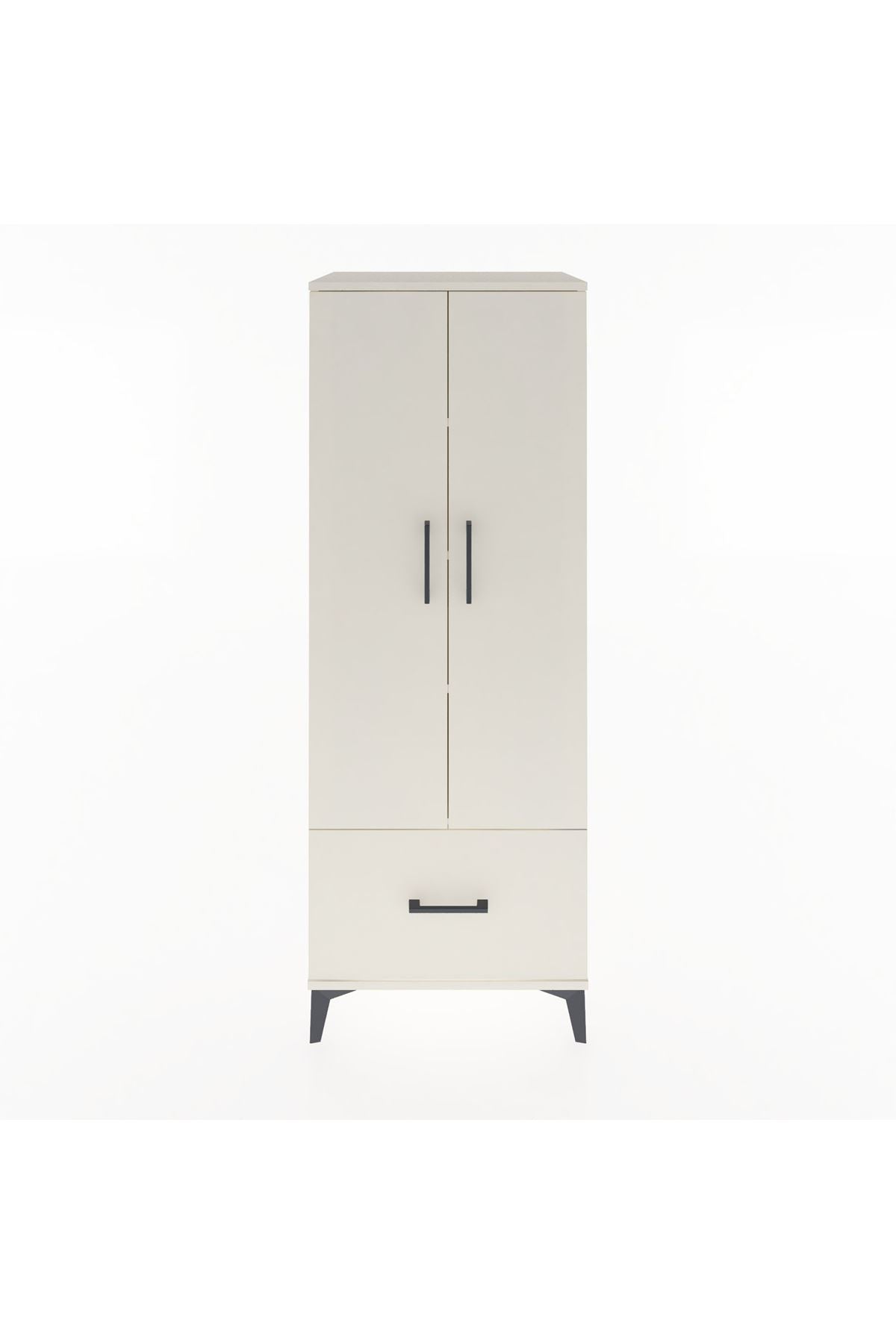Hyperion Dolap 4 Raflı Tek Çekmeceli 2 Kapaklı 60x44x163 - S53M001V1B