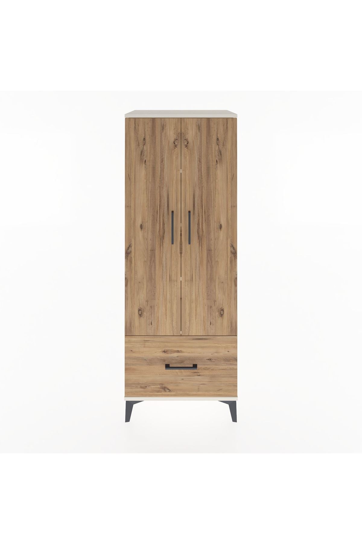 Hyperion Dolap 4 Raflı Tek Çekmeceli 2 Kapaklı 60x44x163 - S53M001V3B