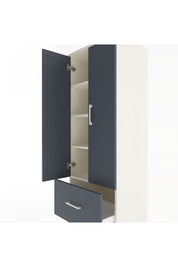 Hyperion Dolap 4 Raflı Tek Çekmeceli 2 Kapaklı 60x44x163 - S53M001V2B