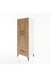 Hyperion Dolap 4 Raflı Tek Çekmeceli 2 Kapaklı 60x44x163 - S53M001V3B
