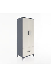 Hyperion Dolap 4 Raflı Tek Çekmeceli 2 Kapaklı 60x44x163 - S53M001V4B
