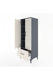 Hyperion Dolap 4 Raflı Tek Çekmeceli 2 Kapaklı 60x44x163 - S53M001V4B