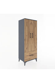 Hyperion Dolap 4 Raflı Tek Çekmeceli 2 Kapaklı 60x44x163 - S53M001V6B