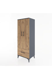 Hyperion Dolap 4 Raflı Tek Çekmeceli 2 Kapaklı 60x44x163 - S53M001V6B