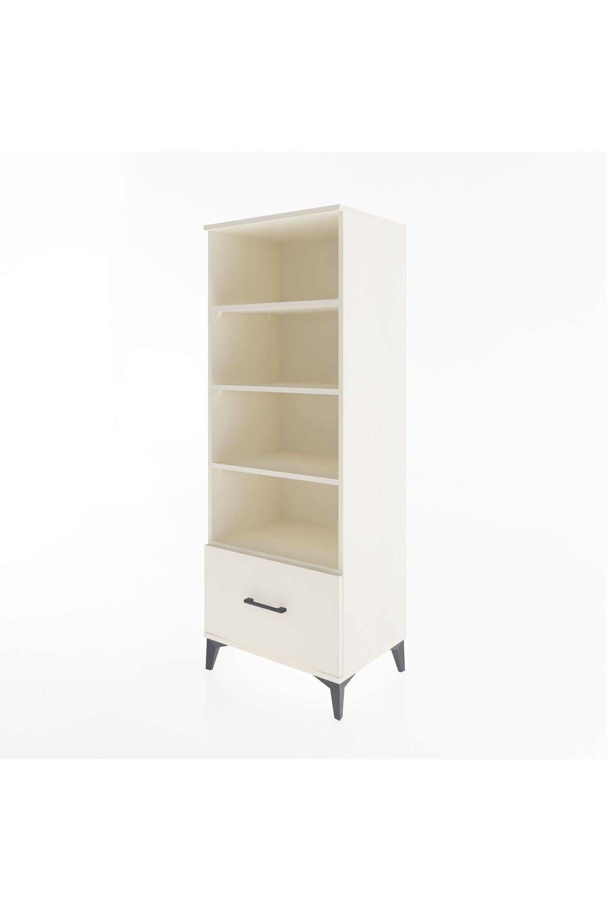 Hyperion Dolap 4 Raflı Tek Çekmeceli 60x44x163 - S53M002V1B