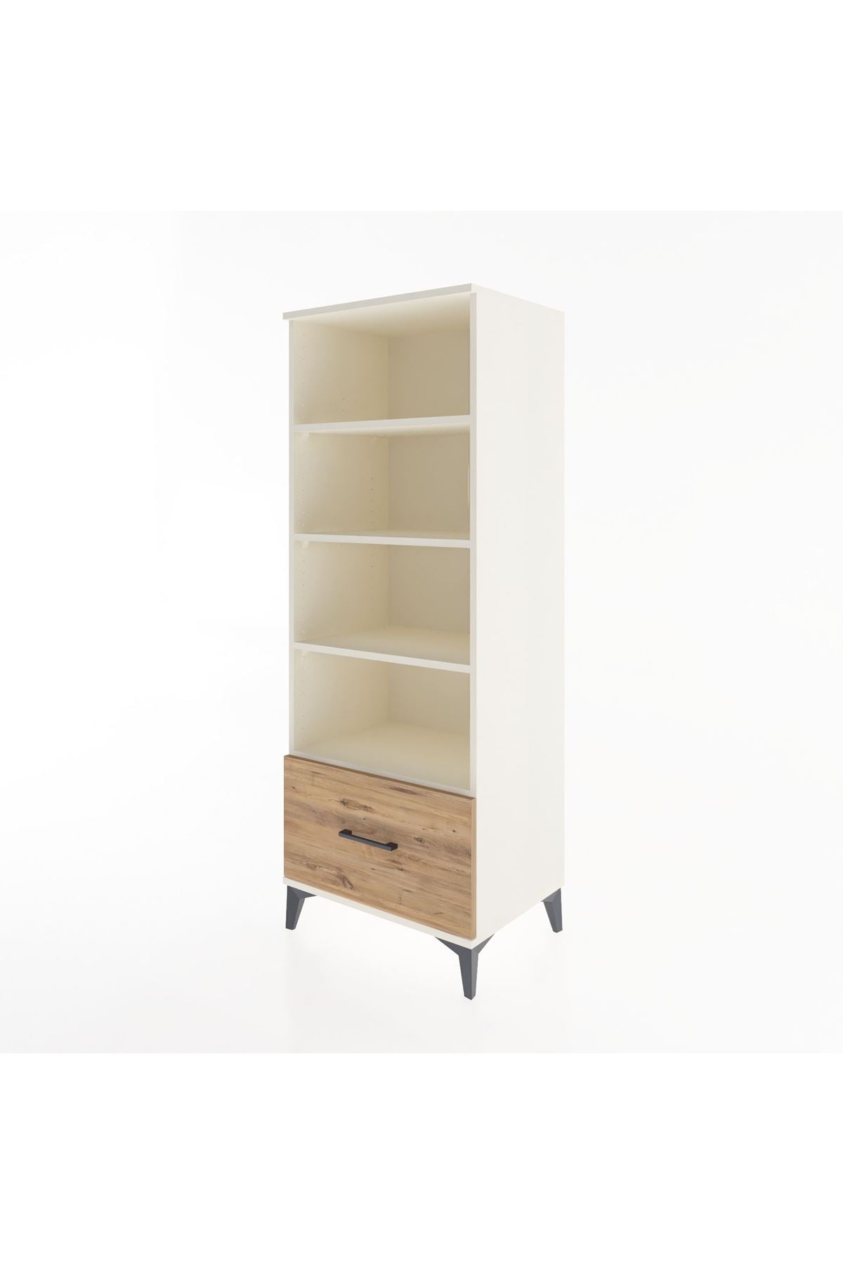 Hyperion Dolap 4 Raflı Tek Çekmeceli 60x44x163 - S53M002V3B