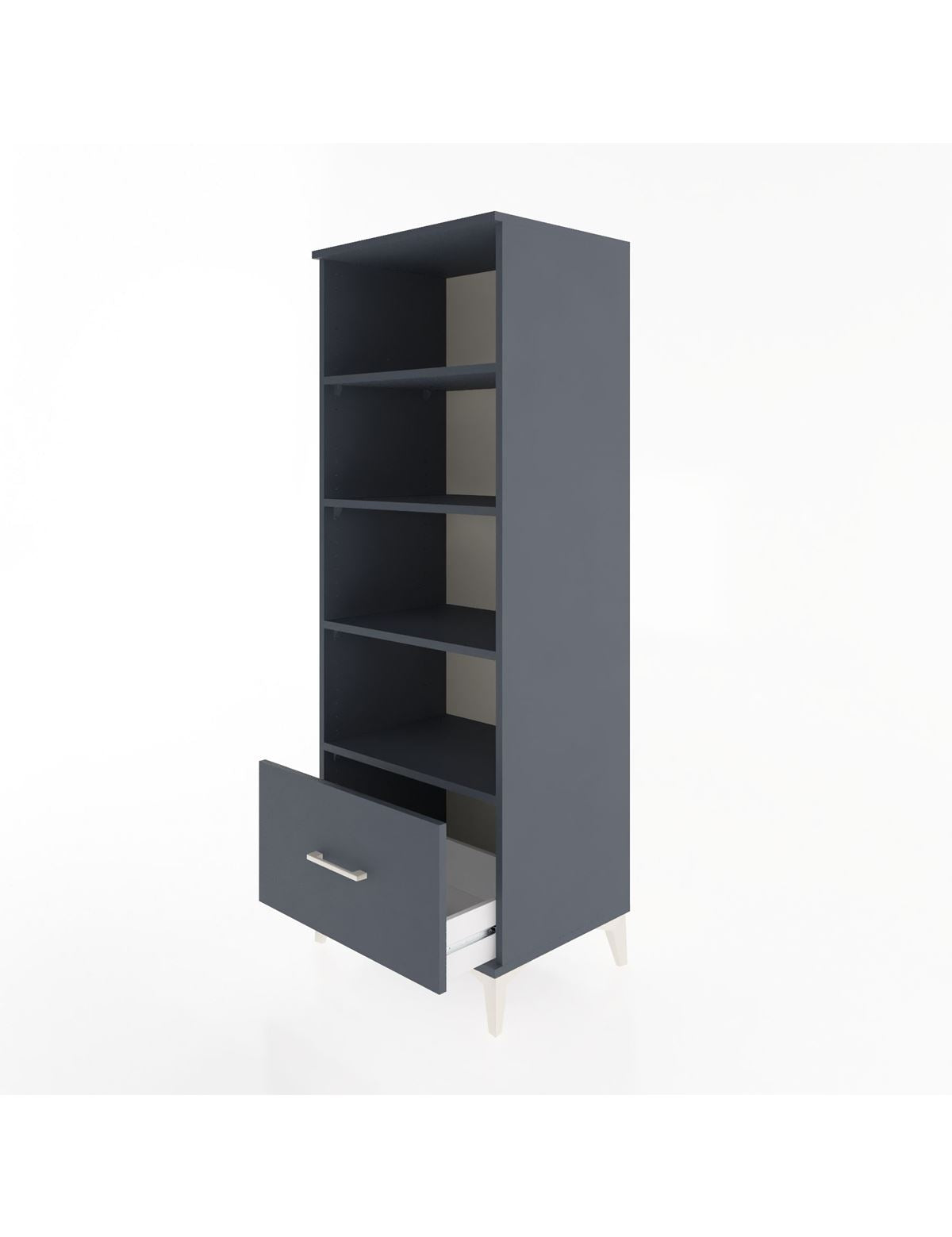 Hyperion Dolap 4 Raflı Tek Çekmeceli 60x44x163 - S53M002V5B