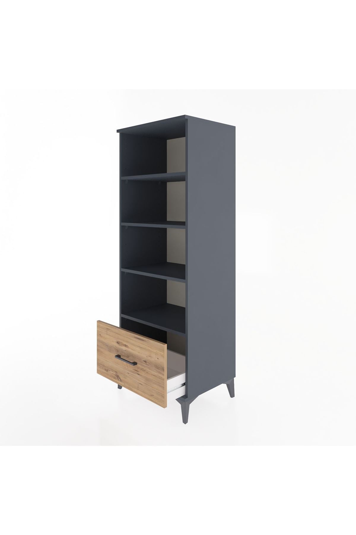 Hyperion Dolap 4 Raflı Tek Çekmeceli 60x44x163 - S53M002V6B