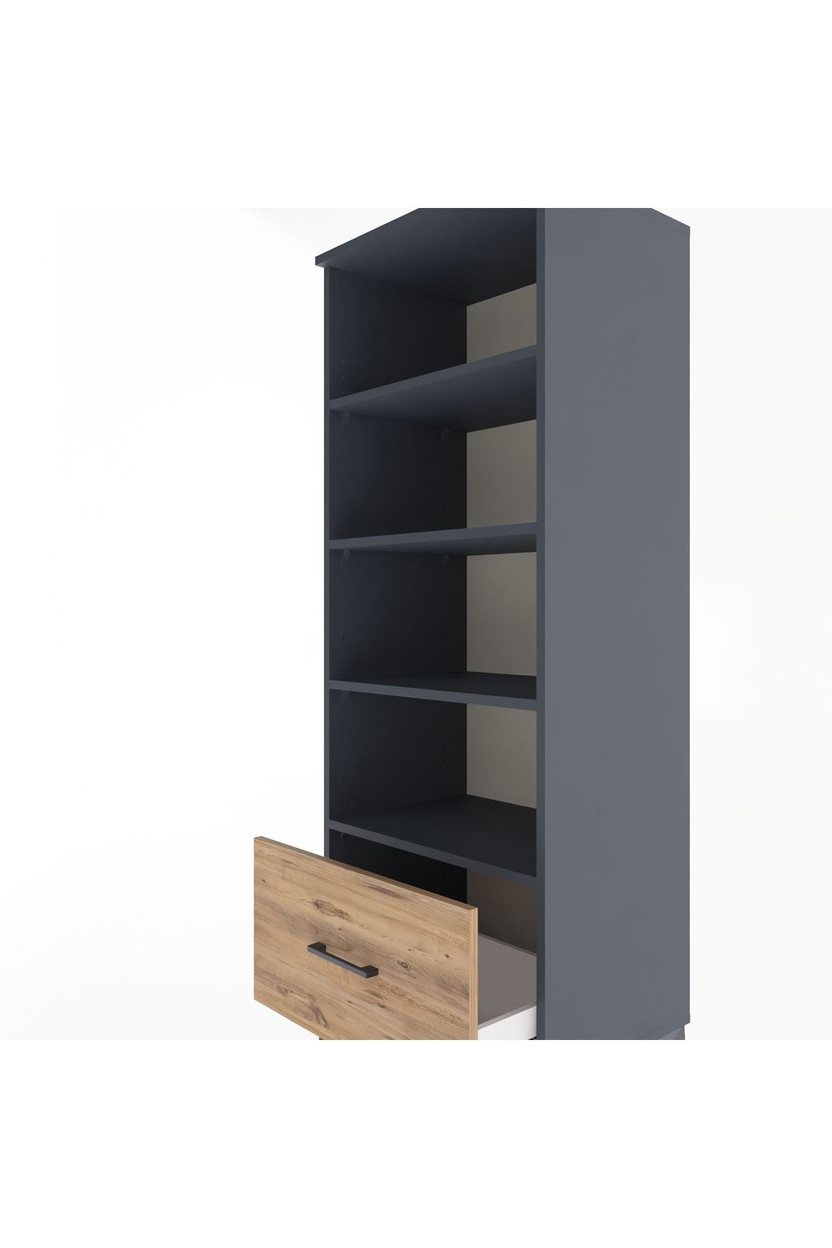 Hyperion Dolap 4 Raflı Tek Çekmeceli 60x44x163 - S53M002V6B