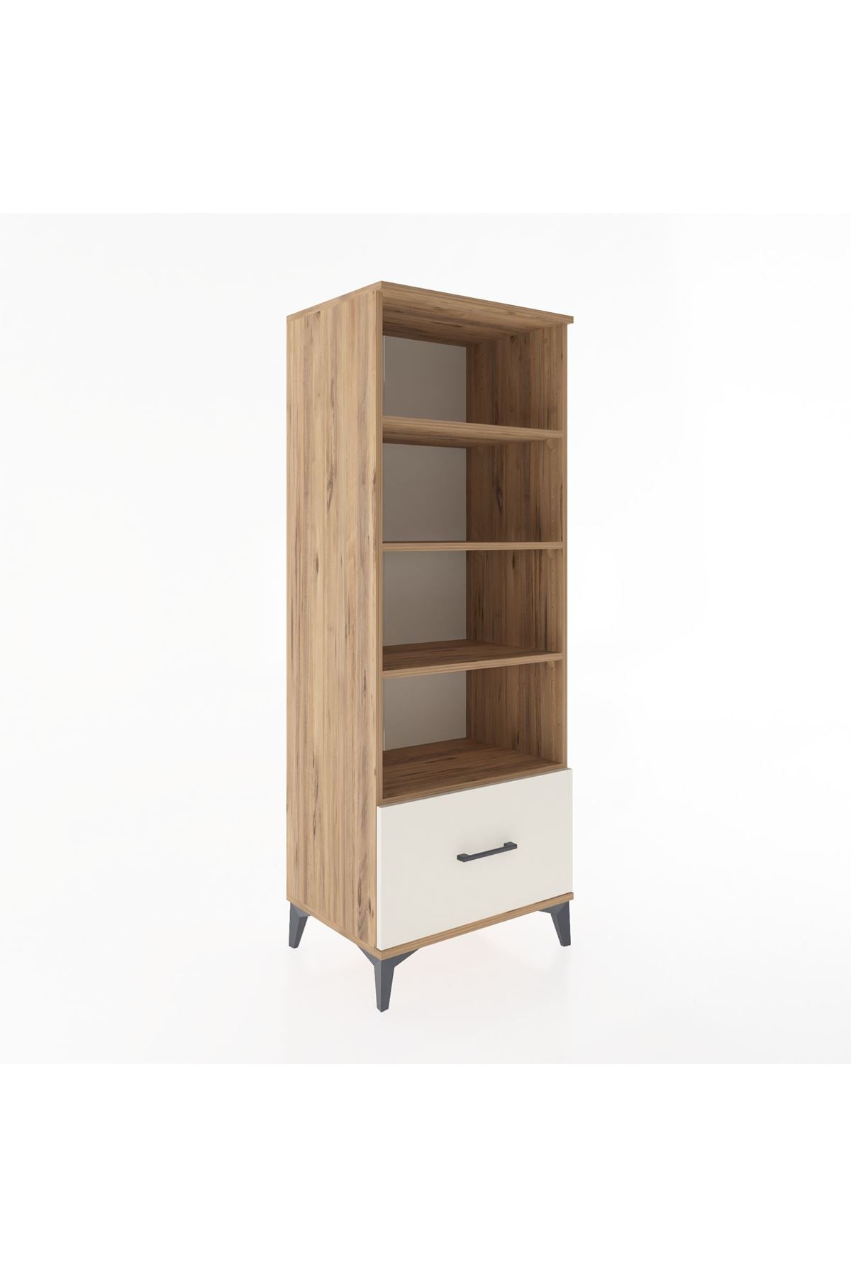 Hyperion Dolap 4 Raflı Tek Çekmeceli 60x44x163 - S53M002V7B