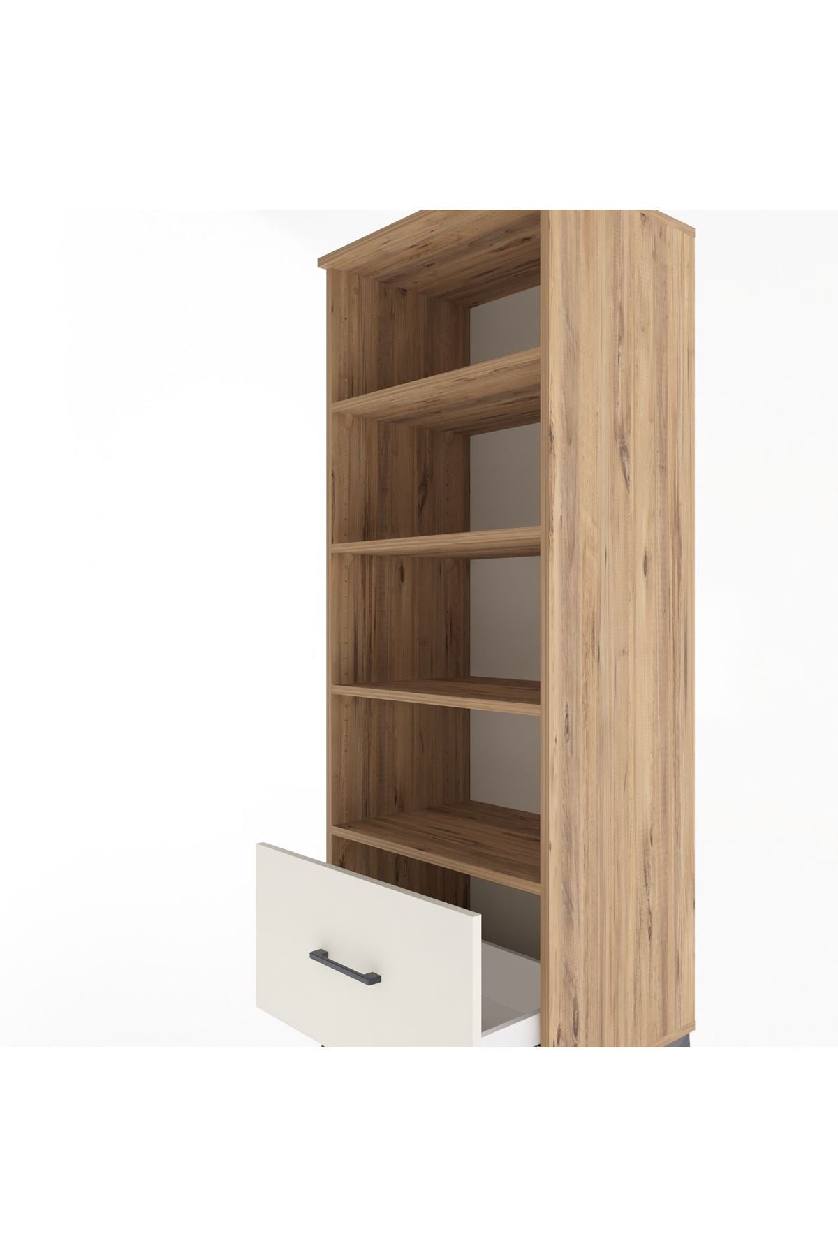 Hyperion Dolap 4 Raflı Tek Çekmeceli 60x44x163 - S53M002V7B