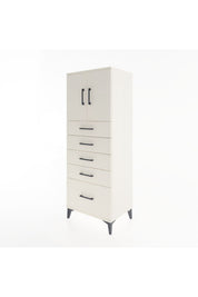 Hyperion Dolap 2 Raflı 5 Çekmeceli 2 Kapaklı 60x44x163 - S53M003V1B
