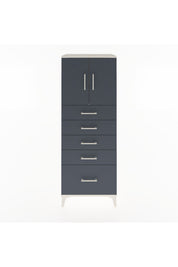 Hyperion Dolap 2 Raflı 5 Çekmeceli 2 Kapaklı 60x44x163 - S53M003V2B