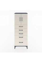 Hyperion Dolap 2 Raflı 5 Çekmeceli 2 Kapaklı 60x44x163 - S53M003V4B