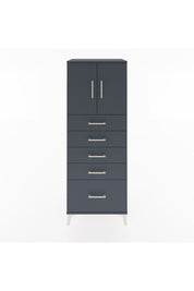 Hyperion Dolap 2 Raflı 5 Çekmeceli 2 Kapaklı 60x44x163 - S53M003V5B