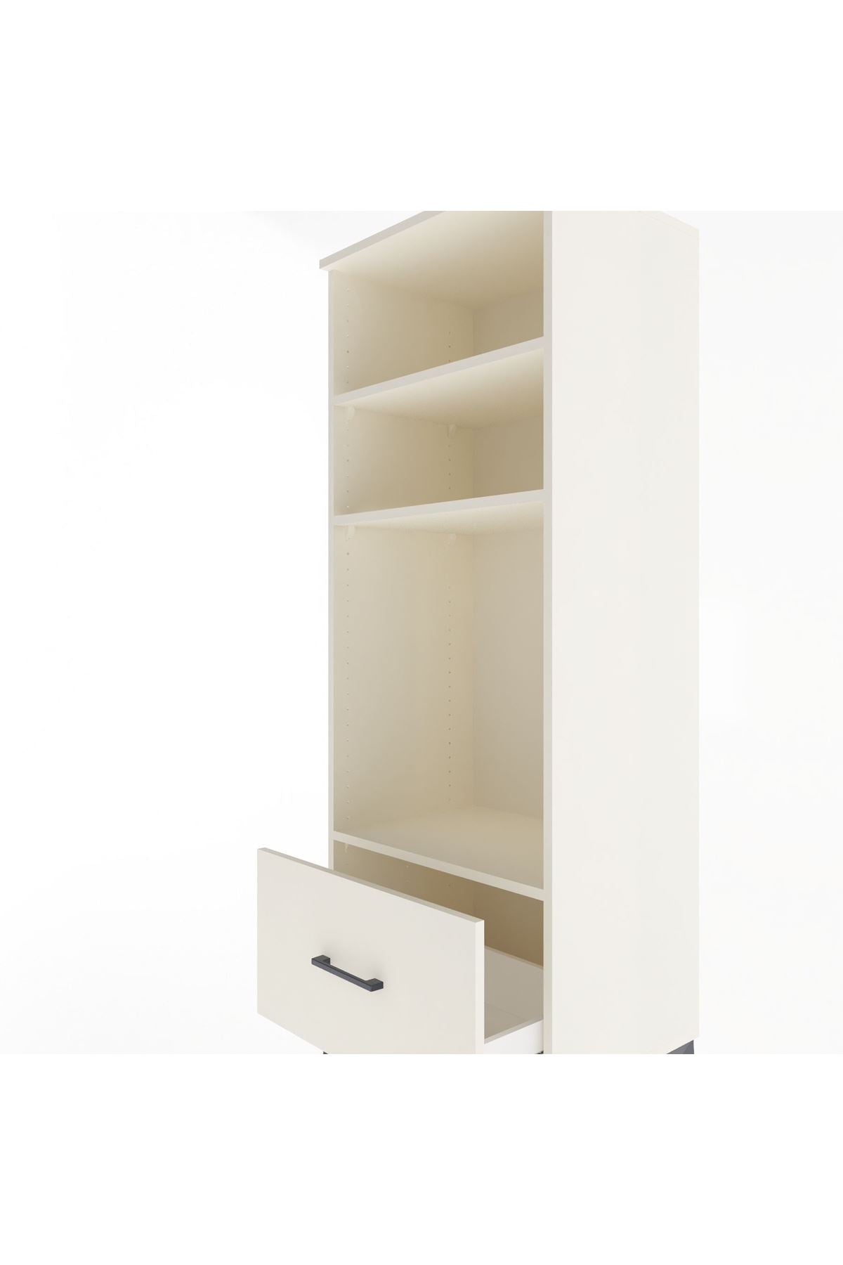 Hyperion Dolap 3 Raflı Tek Çekmeceli 60x44x163 - S53M004V1B