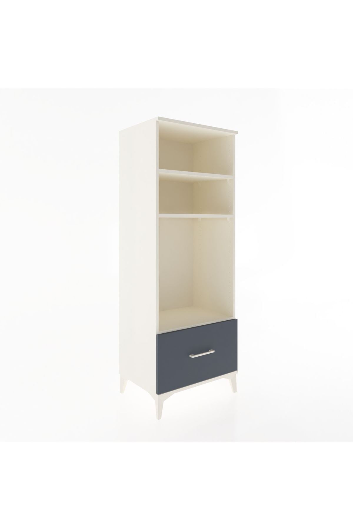 Hyperion Dolap 3 Raflı Tek Çekmeceli 60x44x163 - S53M004V2B