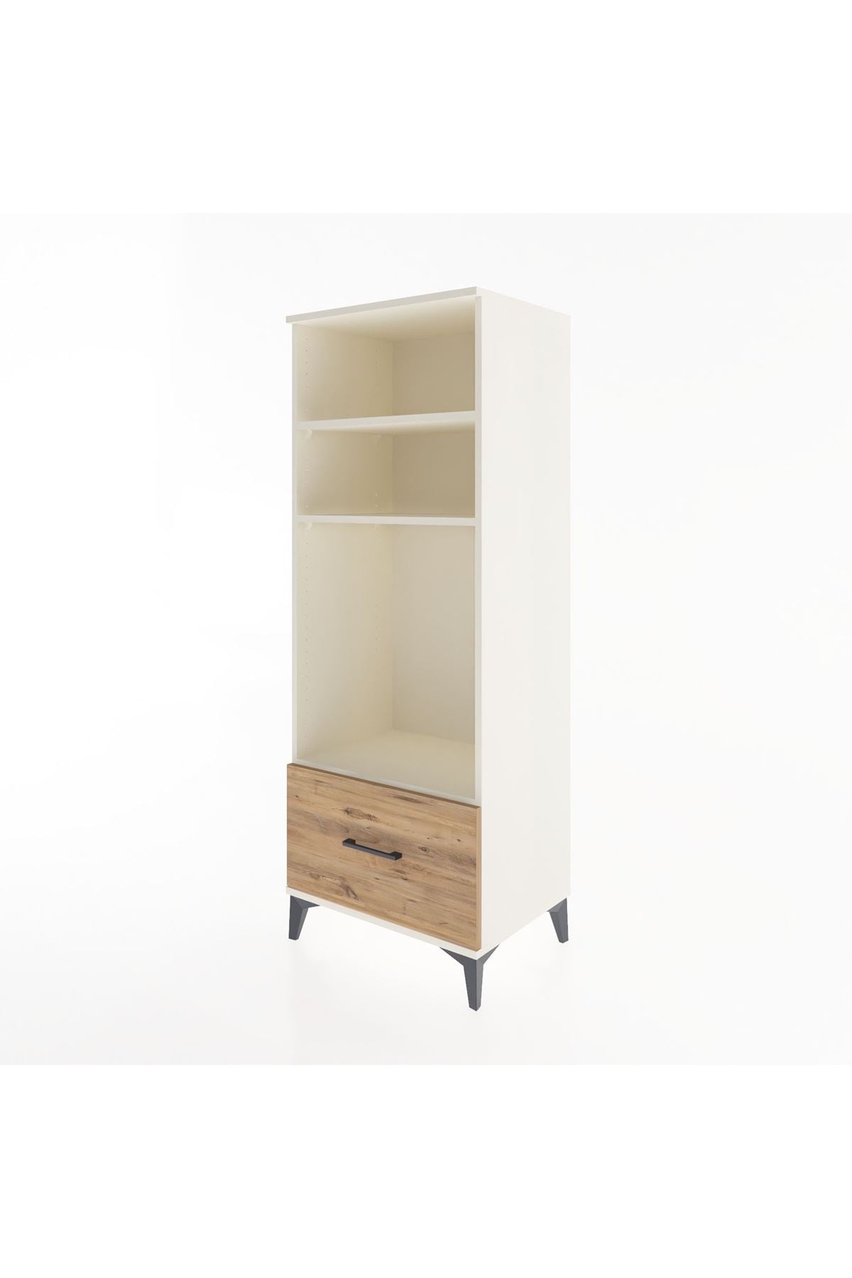 Hyperion Dolap 3 Raflı Tek Çekmeceli 60x44x163 - S53M004V3B