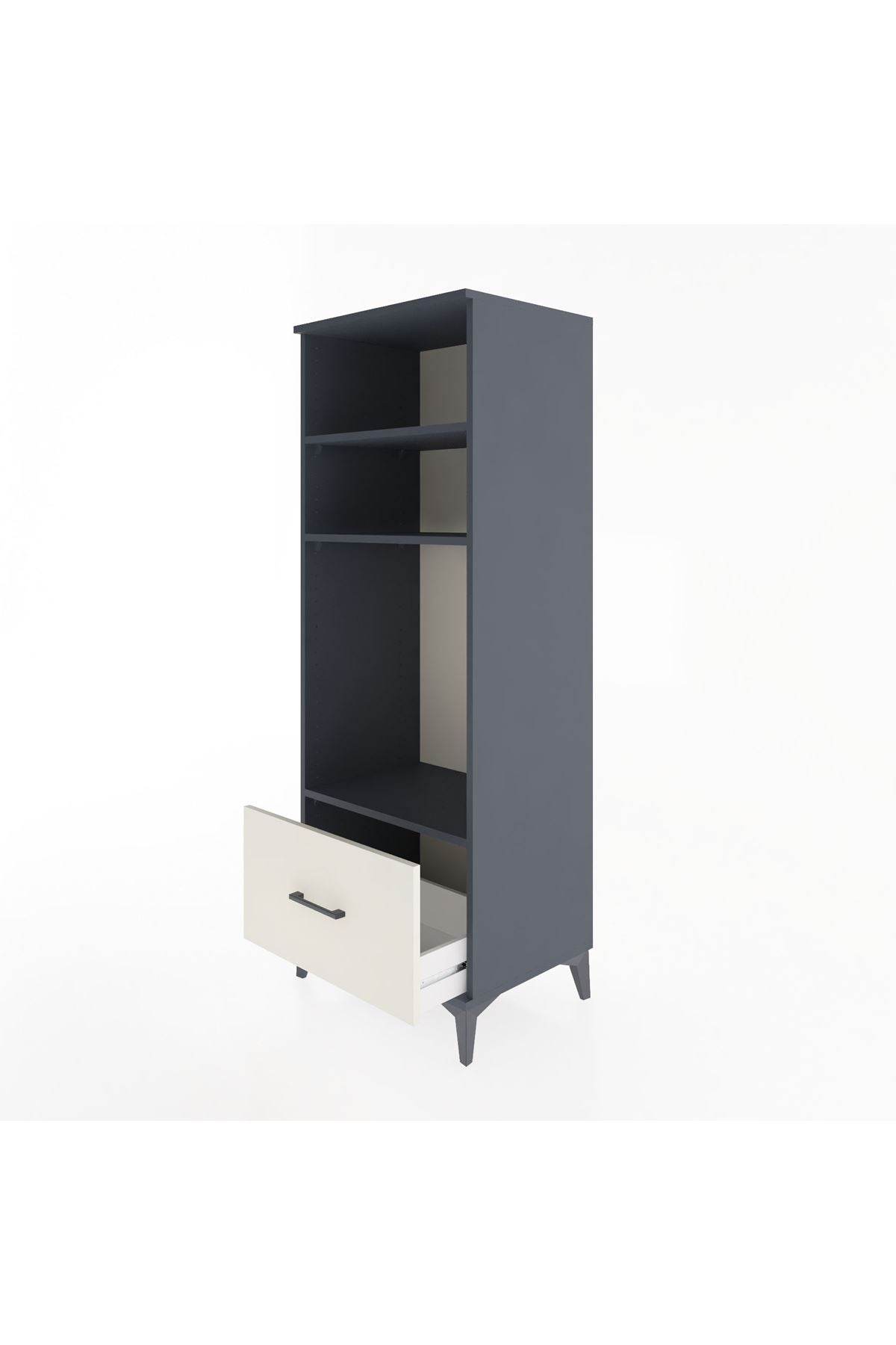 Hyperion Dolap 3 Raflı Tek Çekmeceli 60x44x163 - S53M004V4B