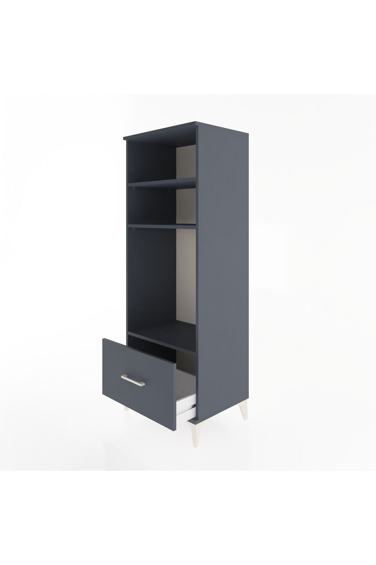 Hyperion Dolap 3 Raflı Tek Çekmeceli 60x44x163 - S53M004V5B