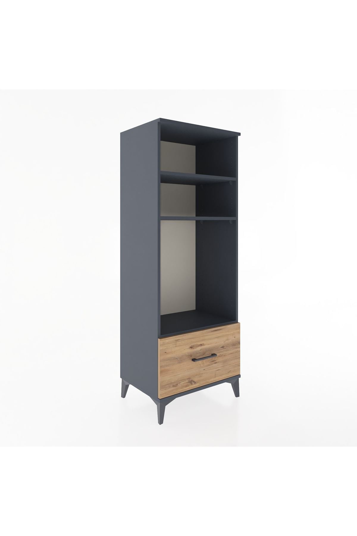 Hyperion Dolap 3 Raflı Tek Çekmeceli 60x44x163 - S53M004V6B