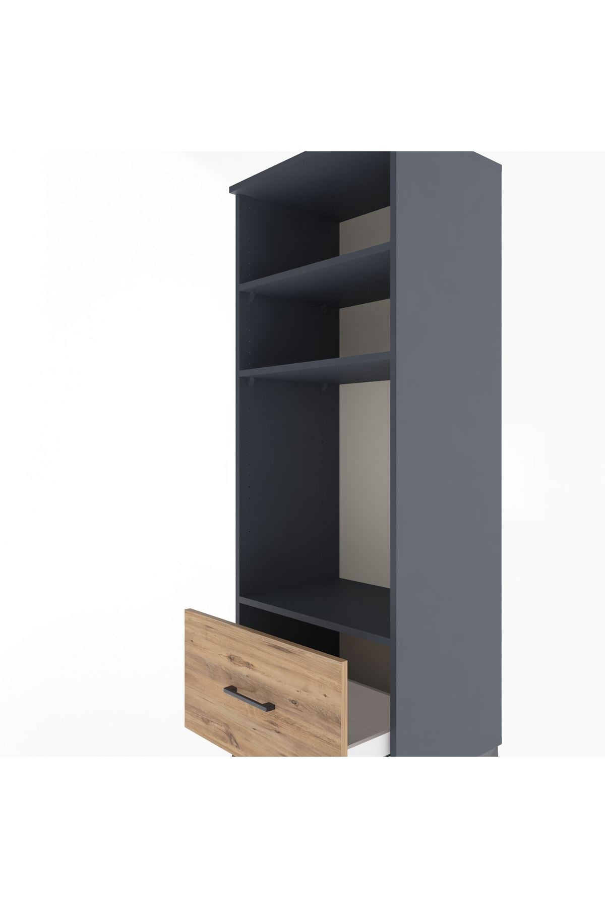 Hyperion Dolap 3 Raflı Tek Çekmeceli 60x44x163 - S53M004V6B