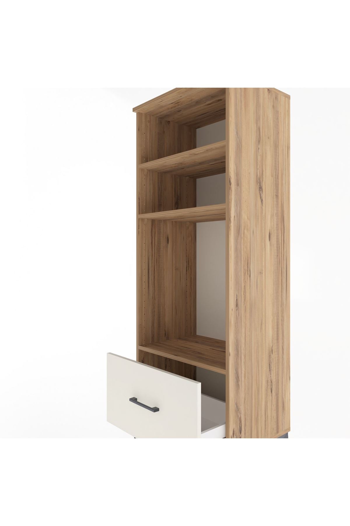 Hyperion Dolap 3 Raflı Tek Çekmeceli 60x44x163 - S53M004V7B