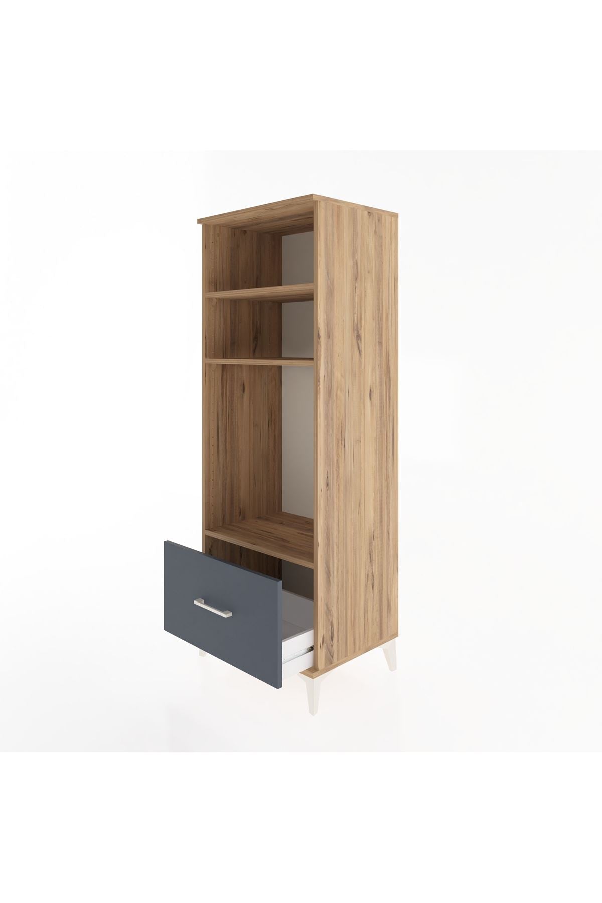 Hyperion Dolap 3 Raflı Tek Çekmeceli 60x44x163 - S53M004V8B