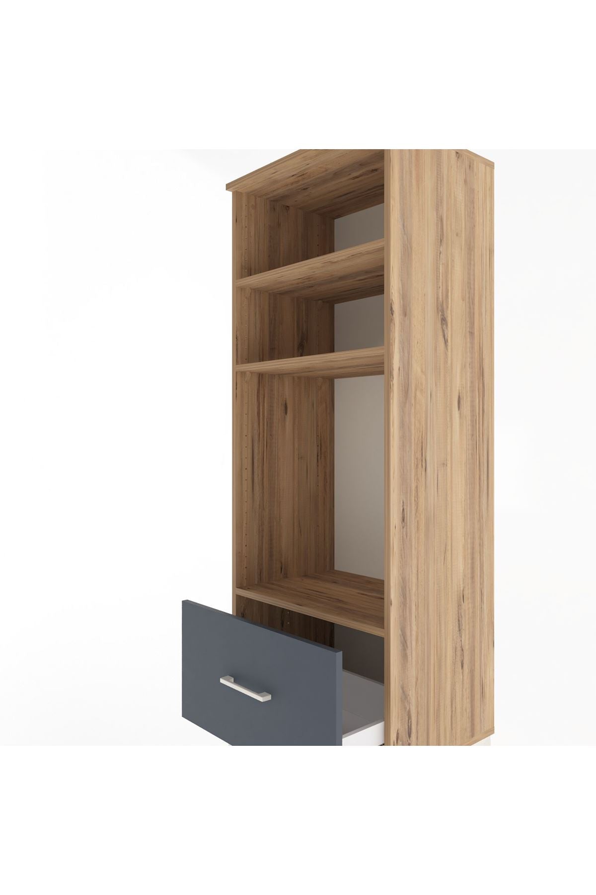 Hyperion Dolap 3 Raflı Tek Çekmeceli 60x44x163 - S53M004V8B