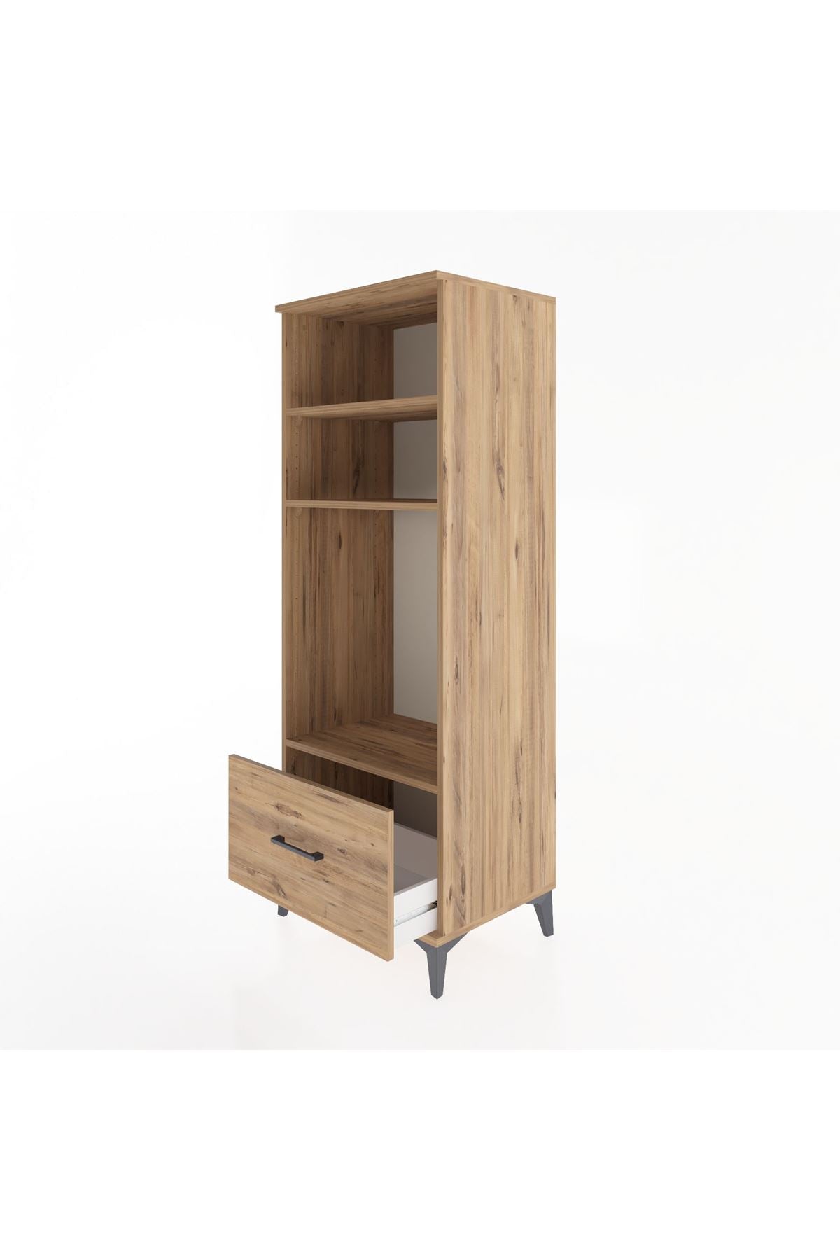 Hyperion Dolap 3 Raflı Tek Çekmeceli 60x44x163 - S53M004V9B