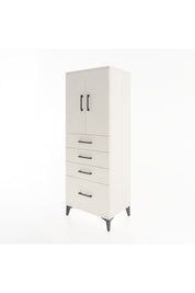 Hyperion Dolap 2 Raflı 4 Çekmeceli 2 Kapaklı 60x44x163 - S53M005V1B
