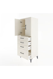 Hyperion Dolap 2 Raflı 4 Çekmeceli 2 Kapaklı 60x44x163 - S53M005V1B