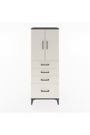 Hyperion Dolap 2 Raflı 4 Çekmeceli 2 Kapaklı 60x44x163 - S53M005V4B