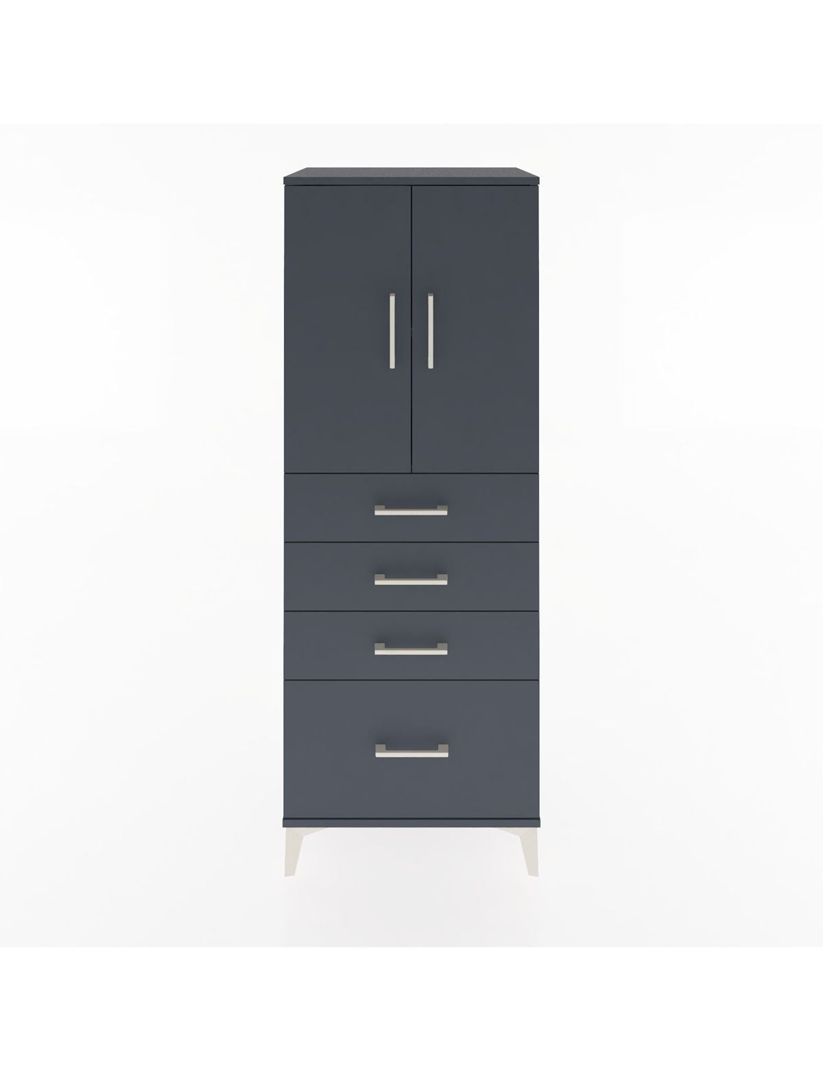 Hyperion Dolap 2 Raflı 4 Çekmeceli 2 Kapaklı 60x44x163 - S53M005V5B
