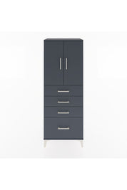 Hyperion Dolap 2 Raflı 4 Çekmeceli 2 Kapaklı 60x44x163 - S53M005V5B