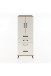 Hyperion Dolap 2 Raflı 4 Çekmeceli 2 Kapaklı 60x44x163 - S53M005V7B